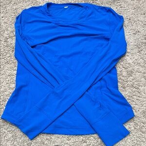 Lululemon Blue Long Sleeve Shirt